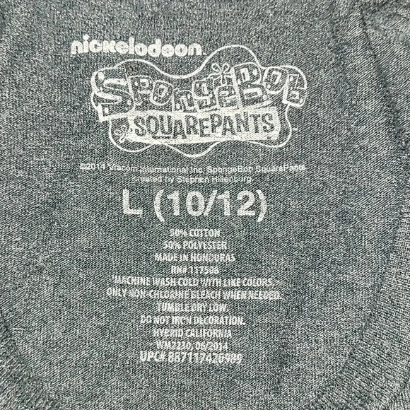 *4/$20 TEE*Nickelodeon SpongeBob SquarePants Ninja size 10/12 large LOT A - Picture 3 of 5